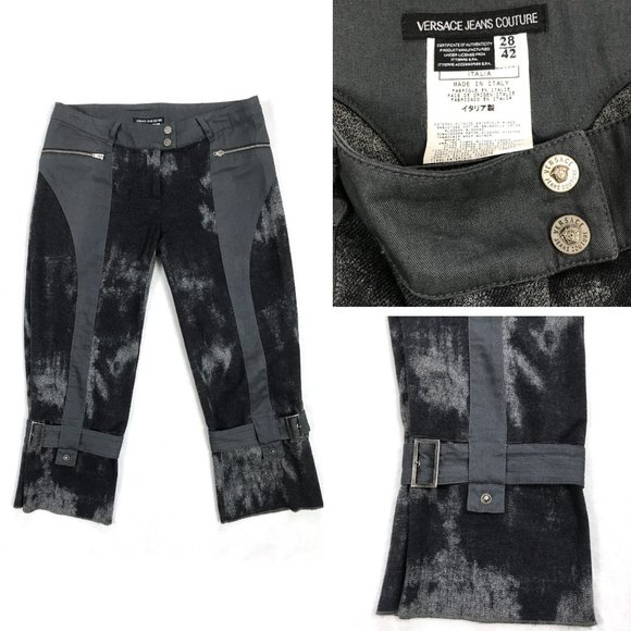 Auc Versace very rare copped jeans 28